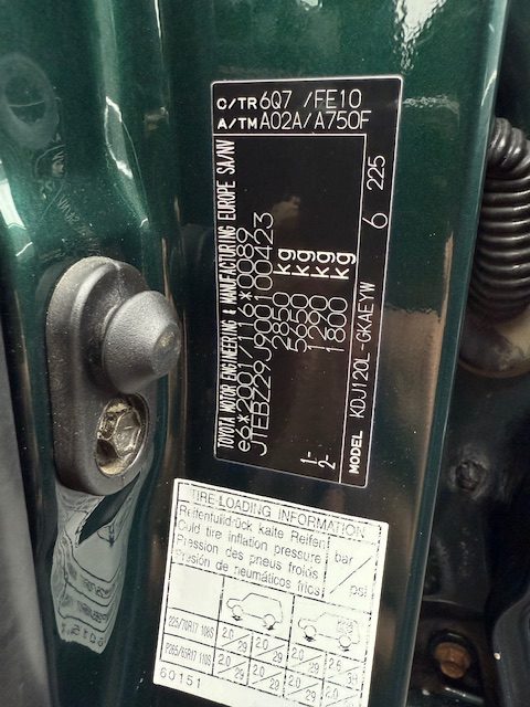 Toyota Land Cruiser J12 3.0 D-4D 2006